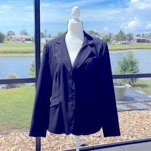 Attention women’s navy blazer - SZ 16. C-HC
